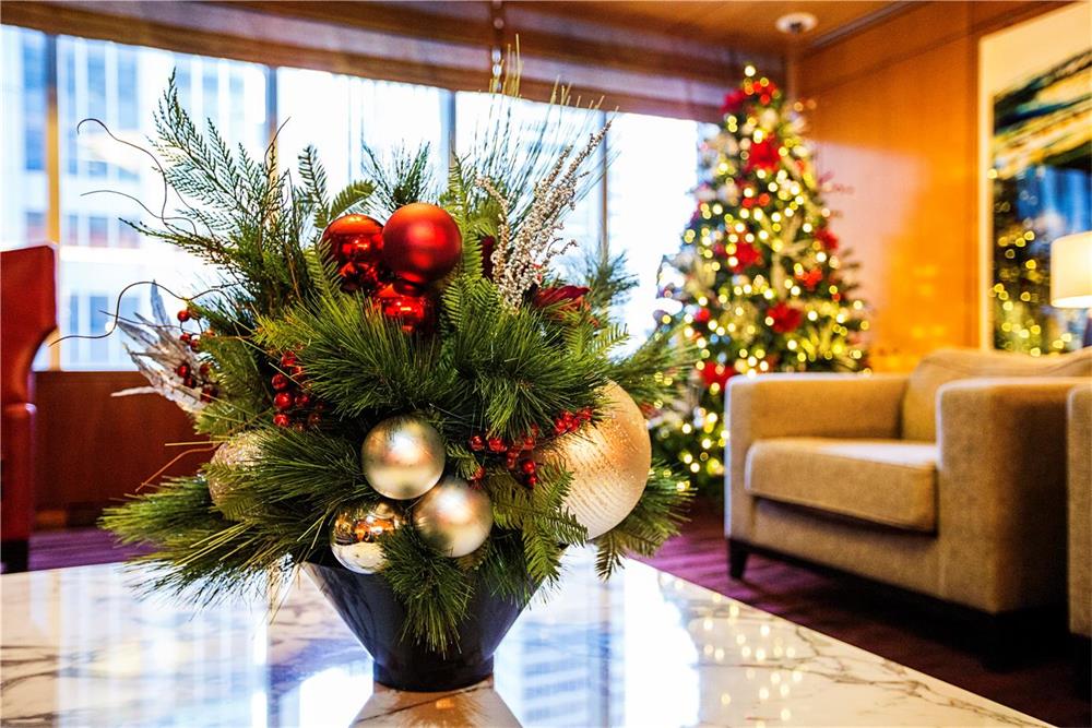 Holiday decorators for office lobbies  Christmas Brothers