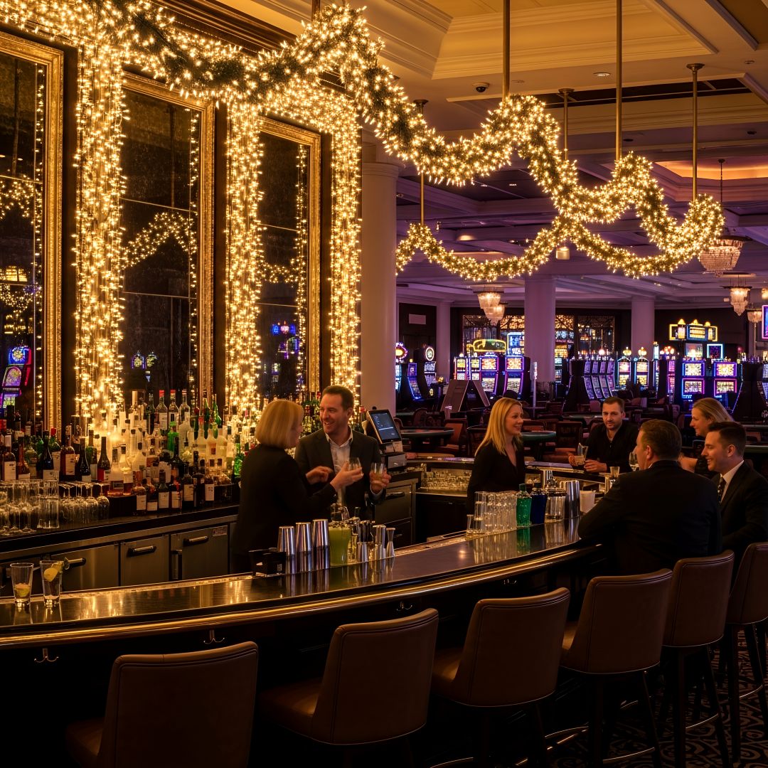 Casino Interior With Bar With Warm White Led Chris