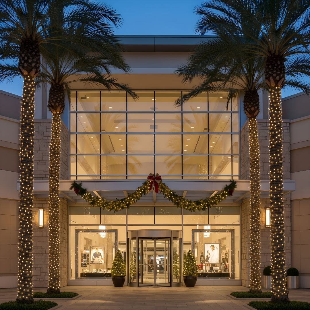 Exterior Of Entrance Of A Mall In California Decor (2)