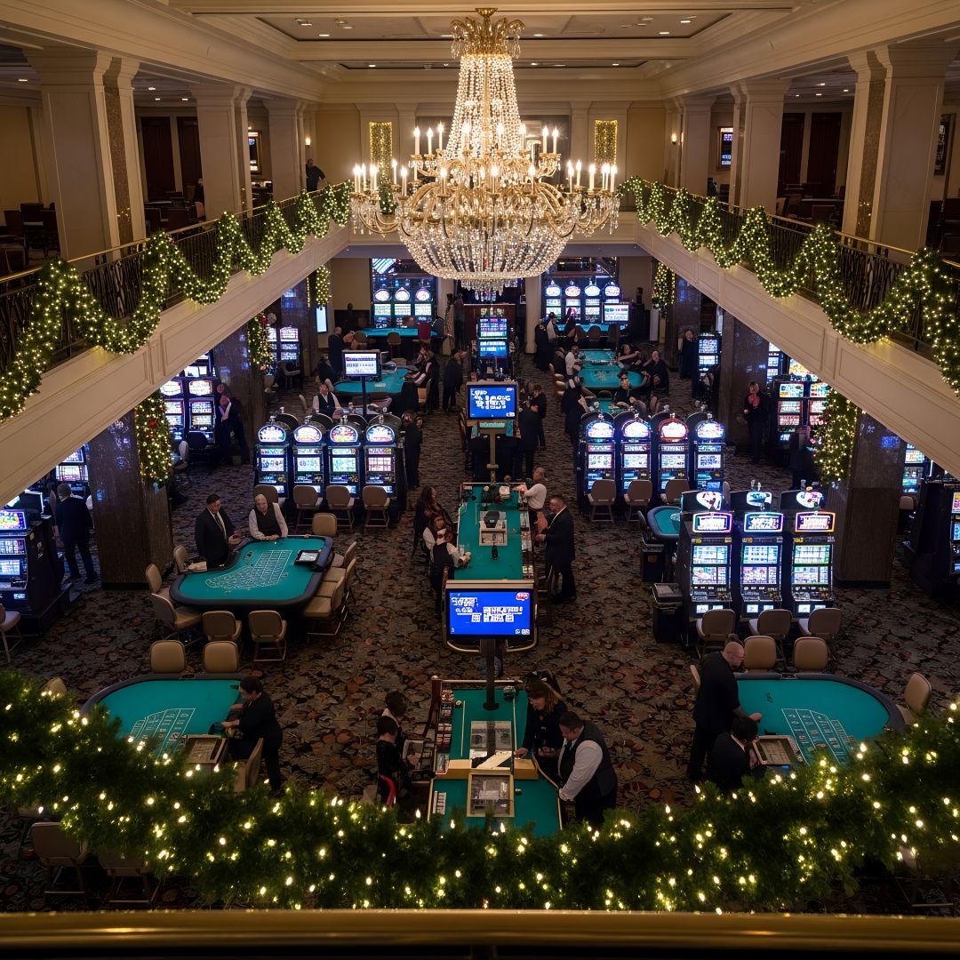 View Coming From Above Casino Floor Casino Decora